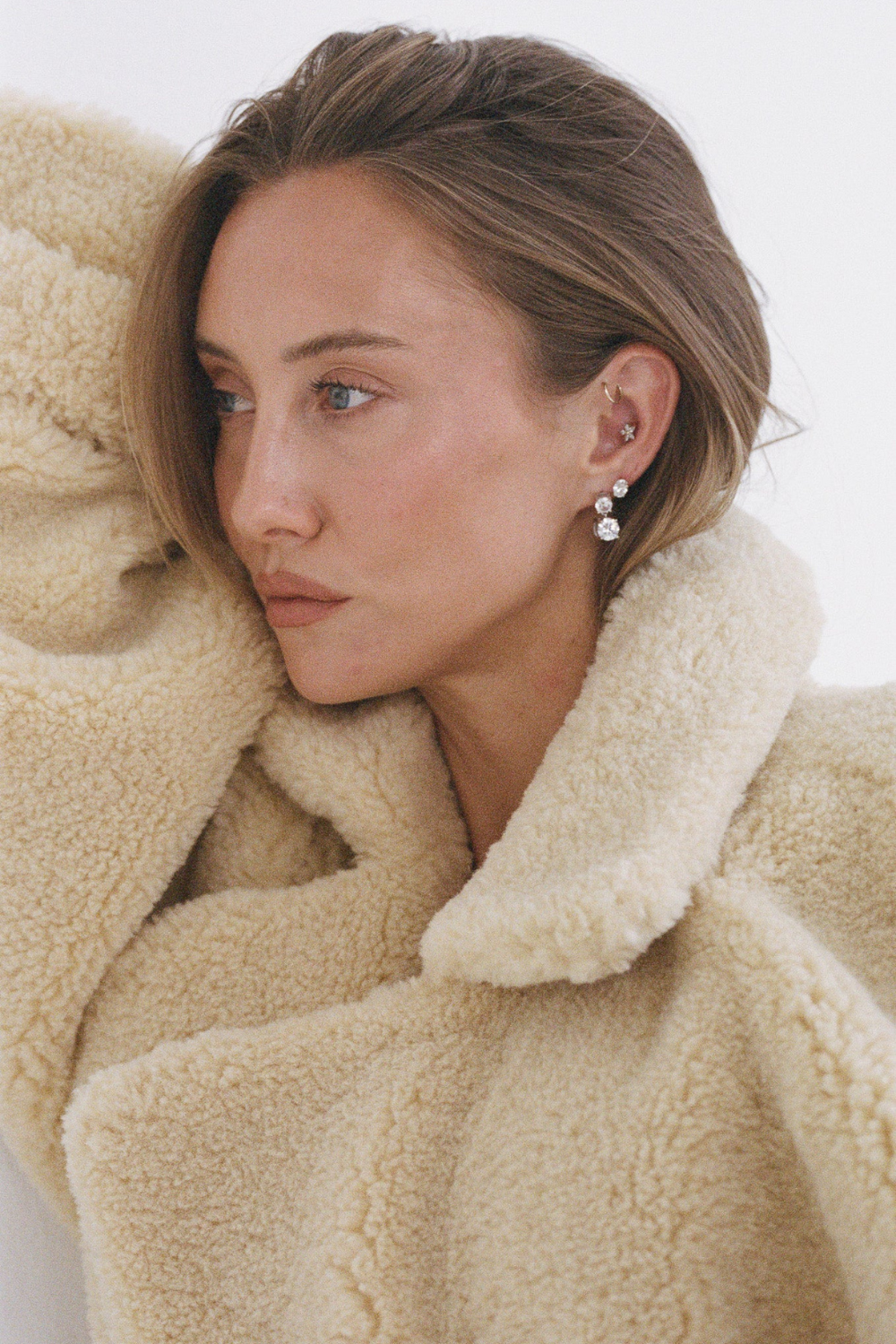 Heirloom Drop Studs | Silver