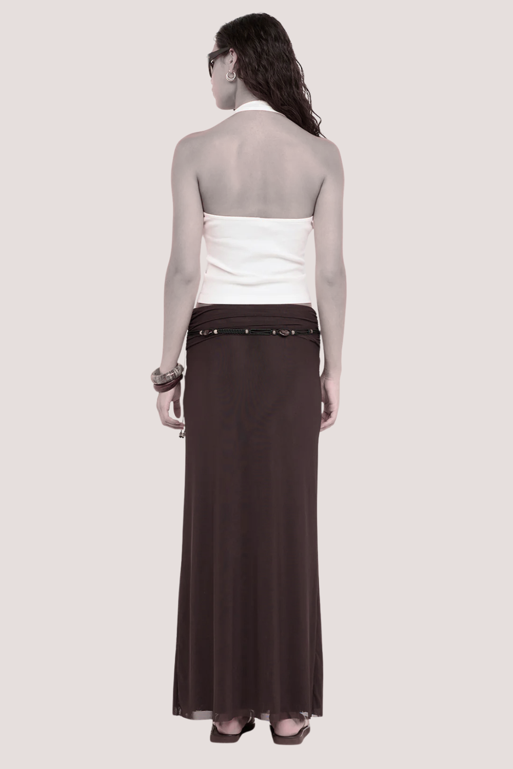 Eva Maxi Skirt | Dark Chocolate