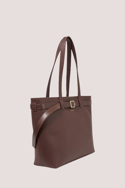 Tabby Shoulder Bag | Espresso + Bronze