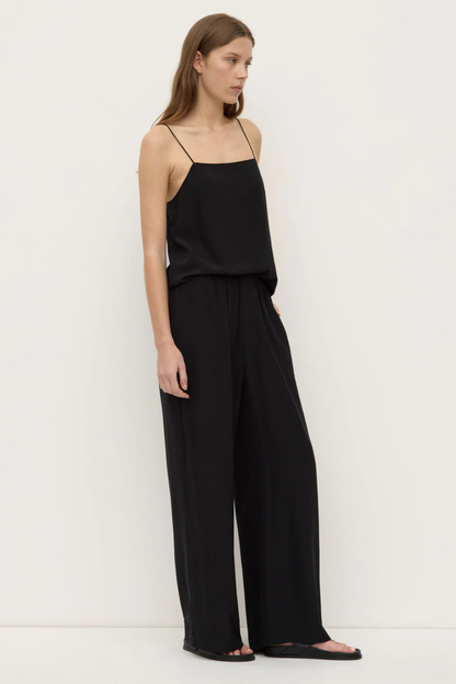 Betty Silk Pant | Black