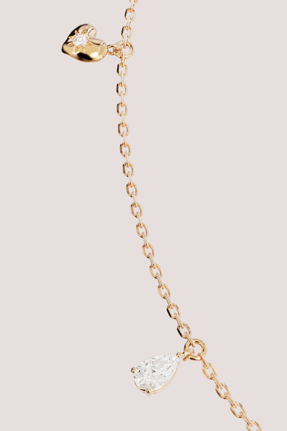 18k Gold Vermeil Forever Yours Charm Choker