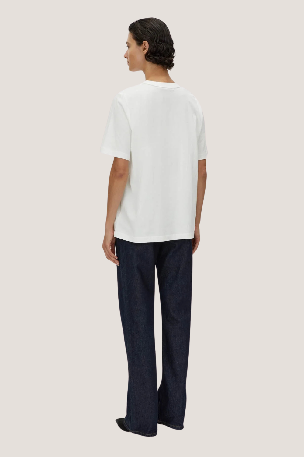 Karine Graphic Tee | Soft White