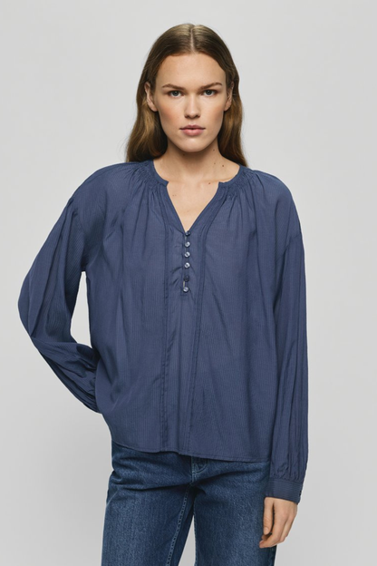MSCHGabrielle Top | Vintage Indigo