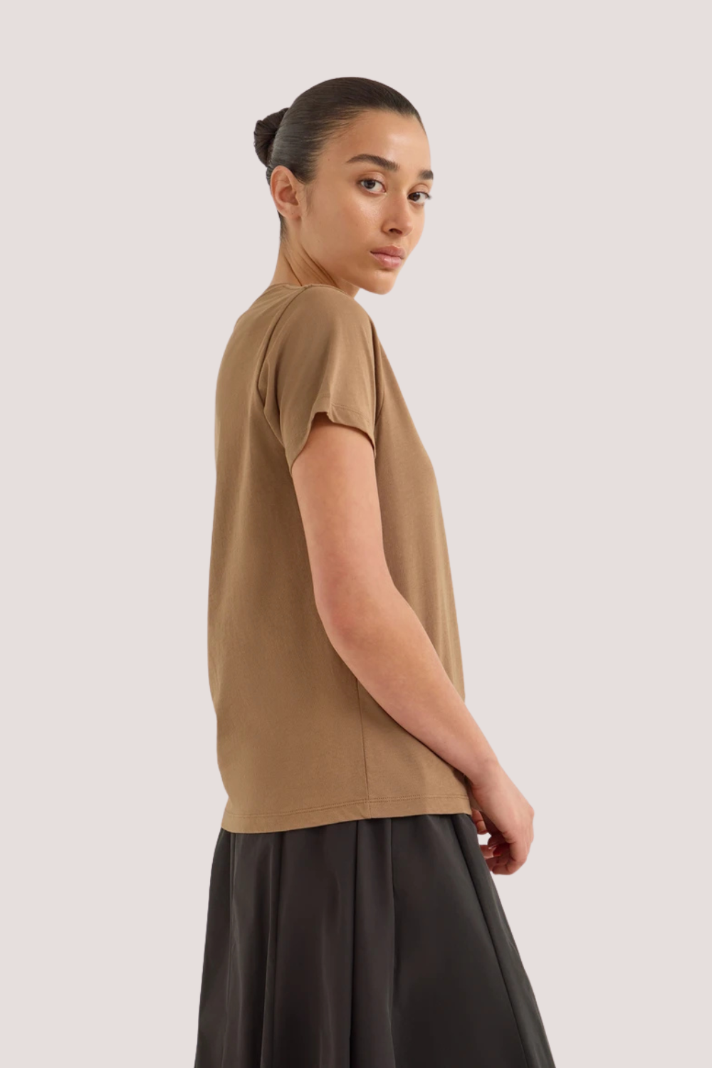 Verte Organic Cotton Tee | Walnut