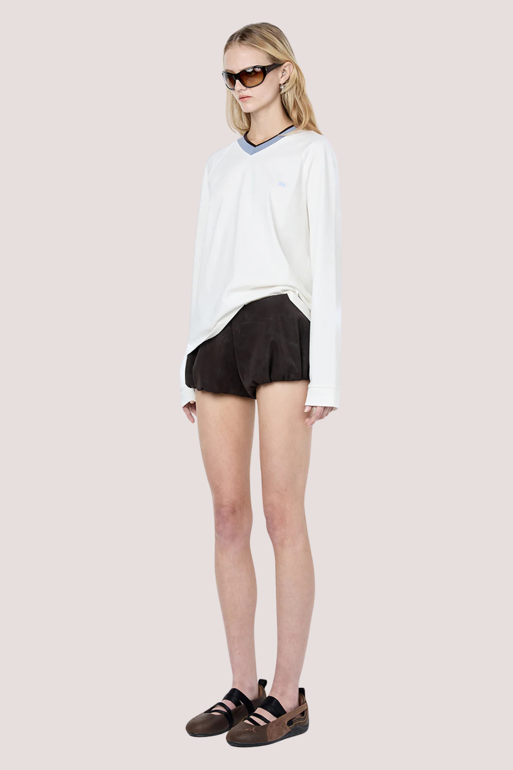 Varsity L/S Tee | Ivory