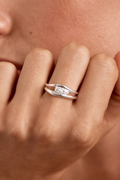 Sterling Silver Celestial Path Ring