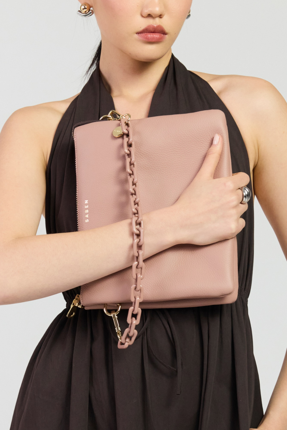 Matilda Crossbody Rosewater + Tonal Chain