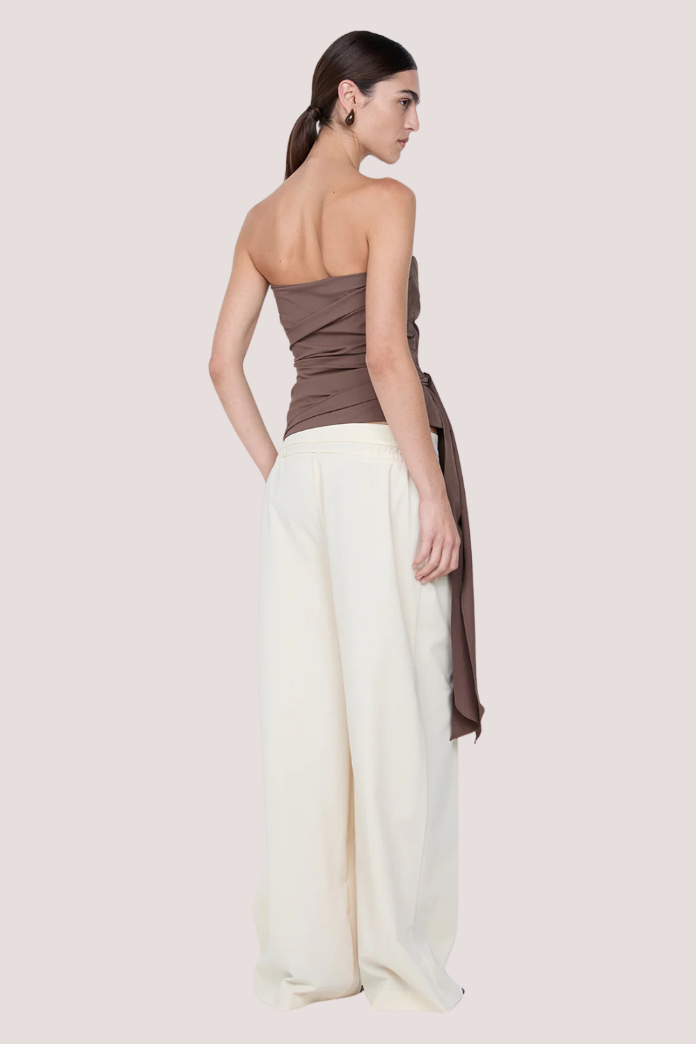 Belle Strapless Top | Milk Chocolate