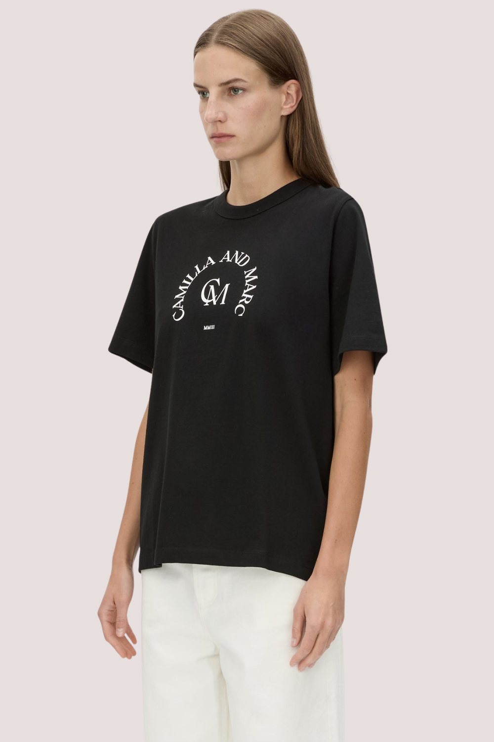 Karine Graphic Tee | Black