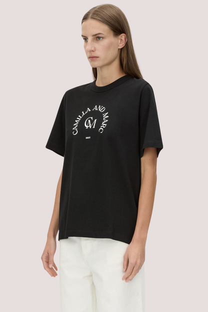 Karine Graphic Tee | Black