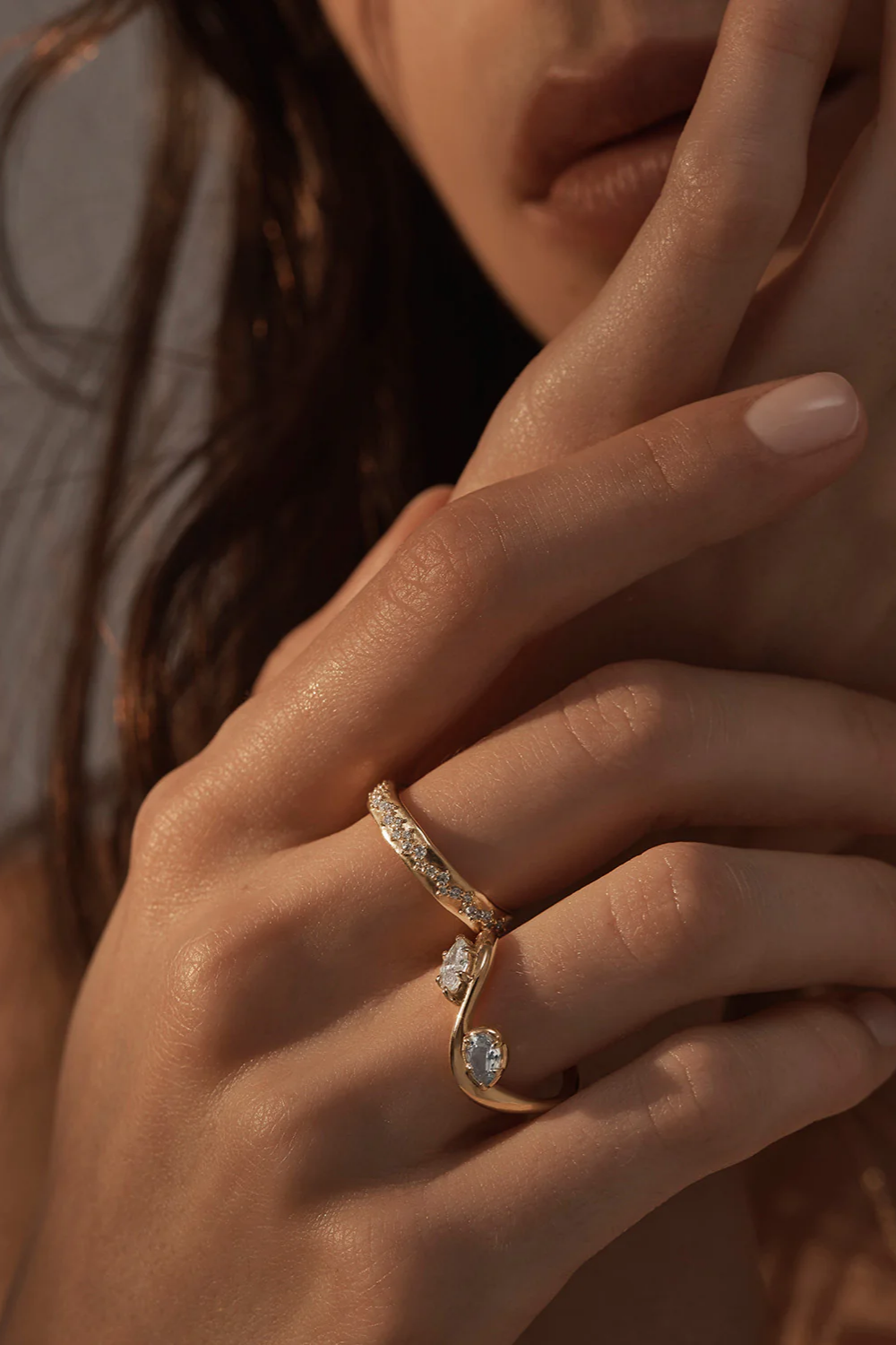 18k Gold Vermeil With Freedom I Become Ring