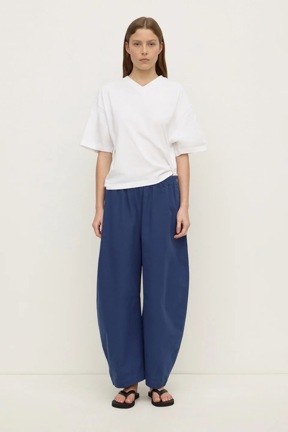 Lola Barrel Pant | Imperial Blue