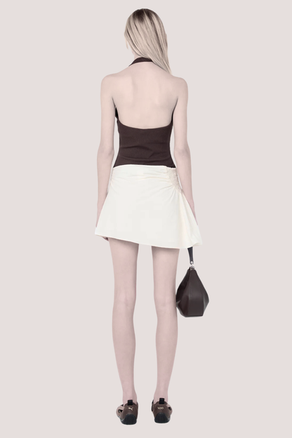 Ayla Halter Top | Dark Chocolate