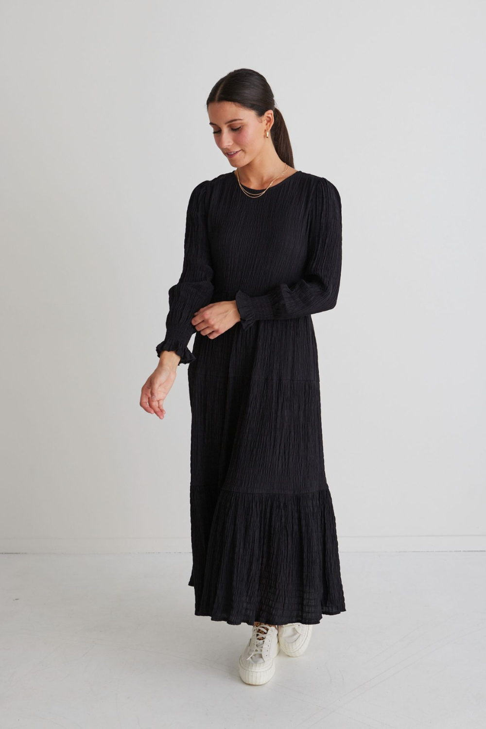 Effortless Midi Dress | Black
