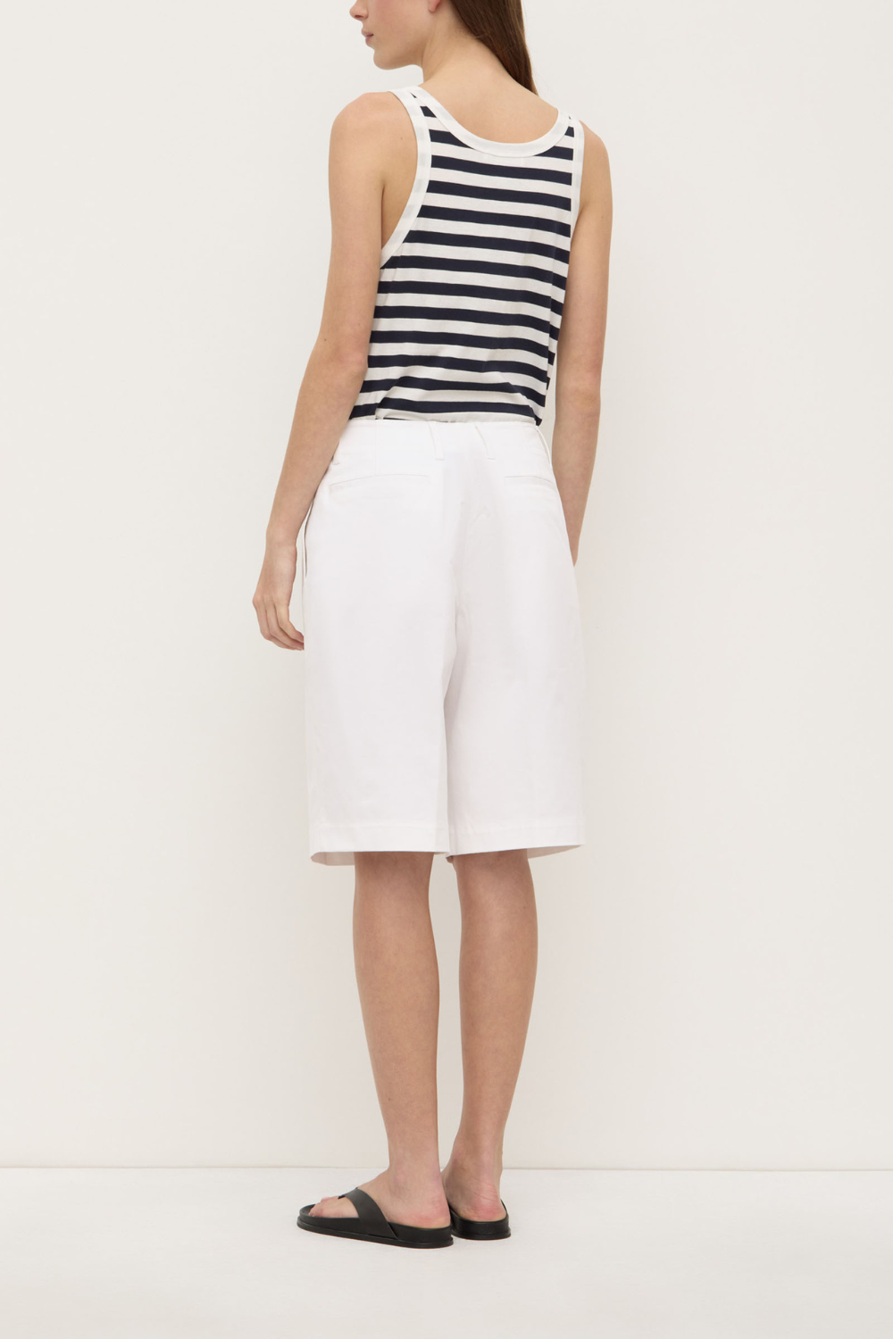 Ellen Cotton Twill Short | Vintage White