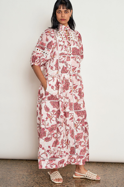 Flutter Dress | Rose Paisley