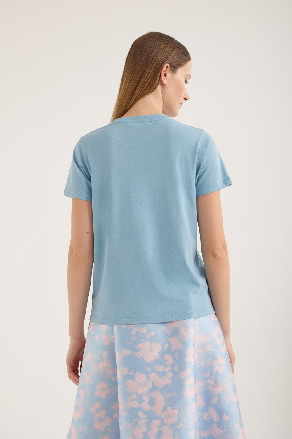 Verte Tee | Washer Blue