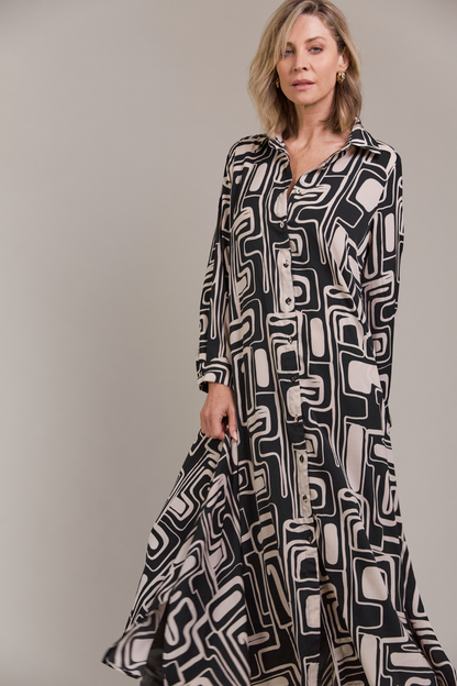Elsie Shirt Dress | Geo
