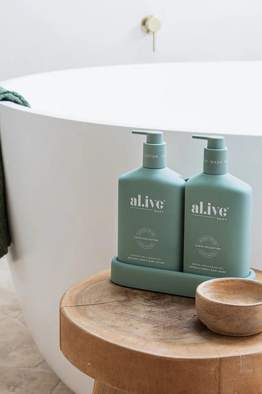 Wash & Lotion Duo - Kaffir Lime & Green Tea