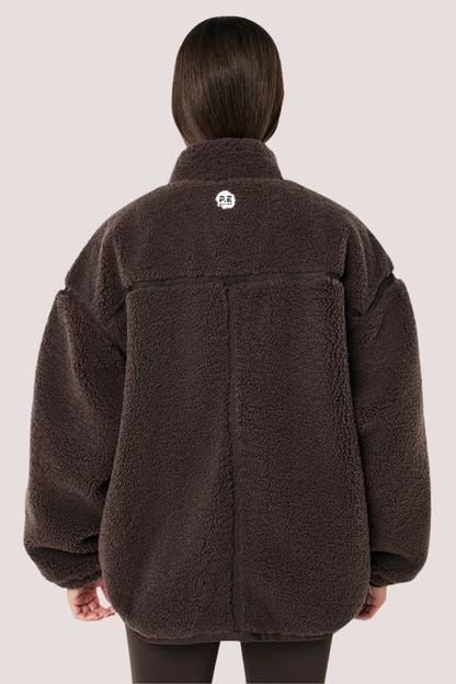 Surge Teddy Jacket | Coffee