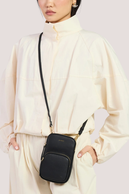 Nikko Luxe Pocket Phone Sling | Black