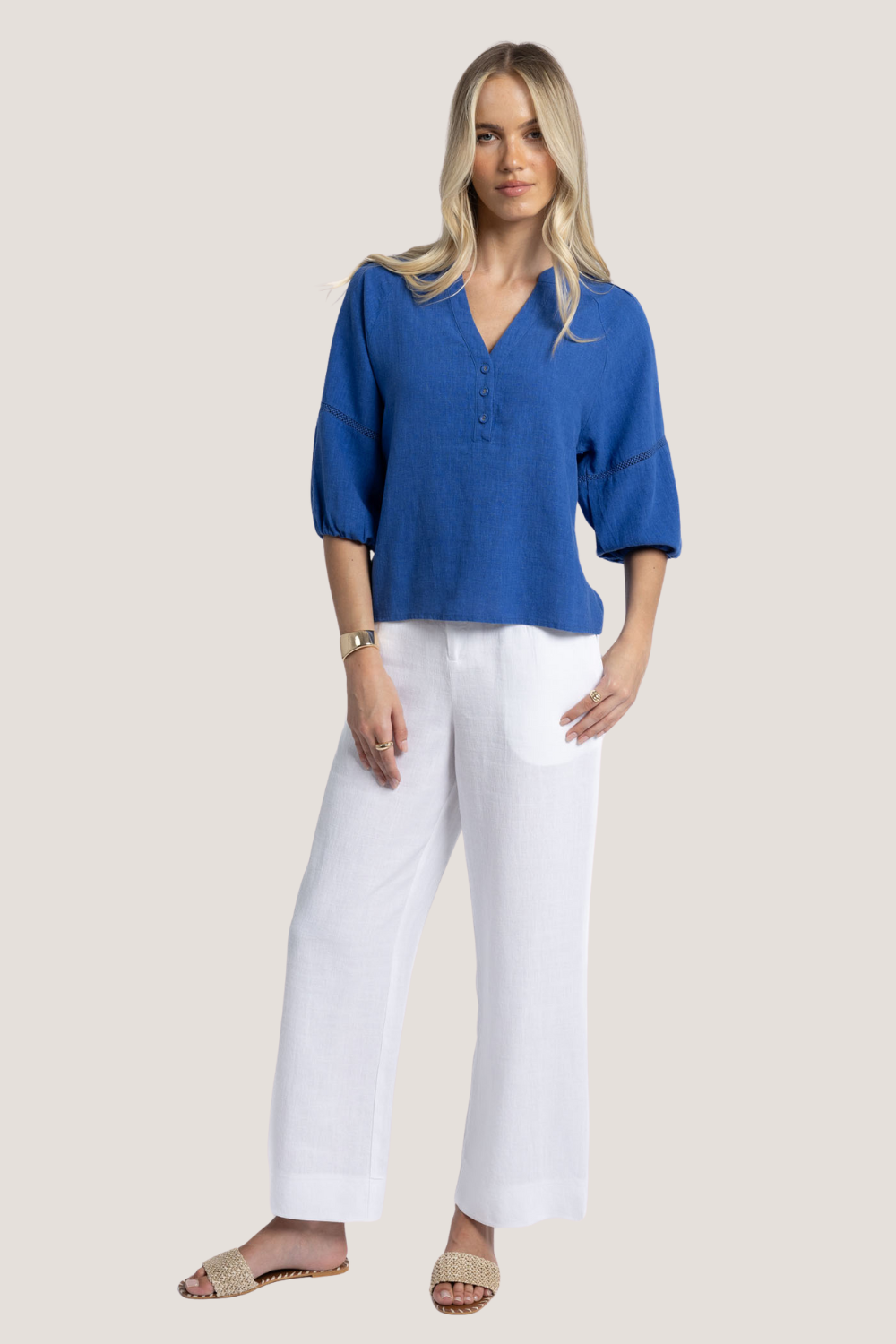 Nixie Blouse | Royal Blue