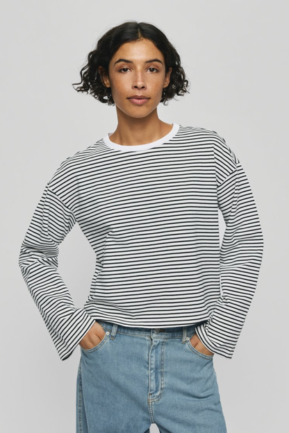 MSCHKrestiane Pullover STP | Egret/Black