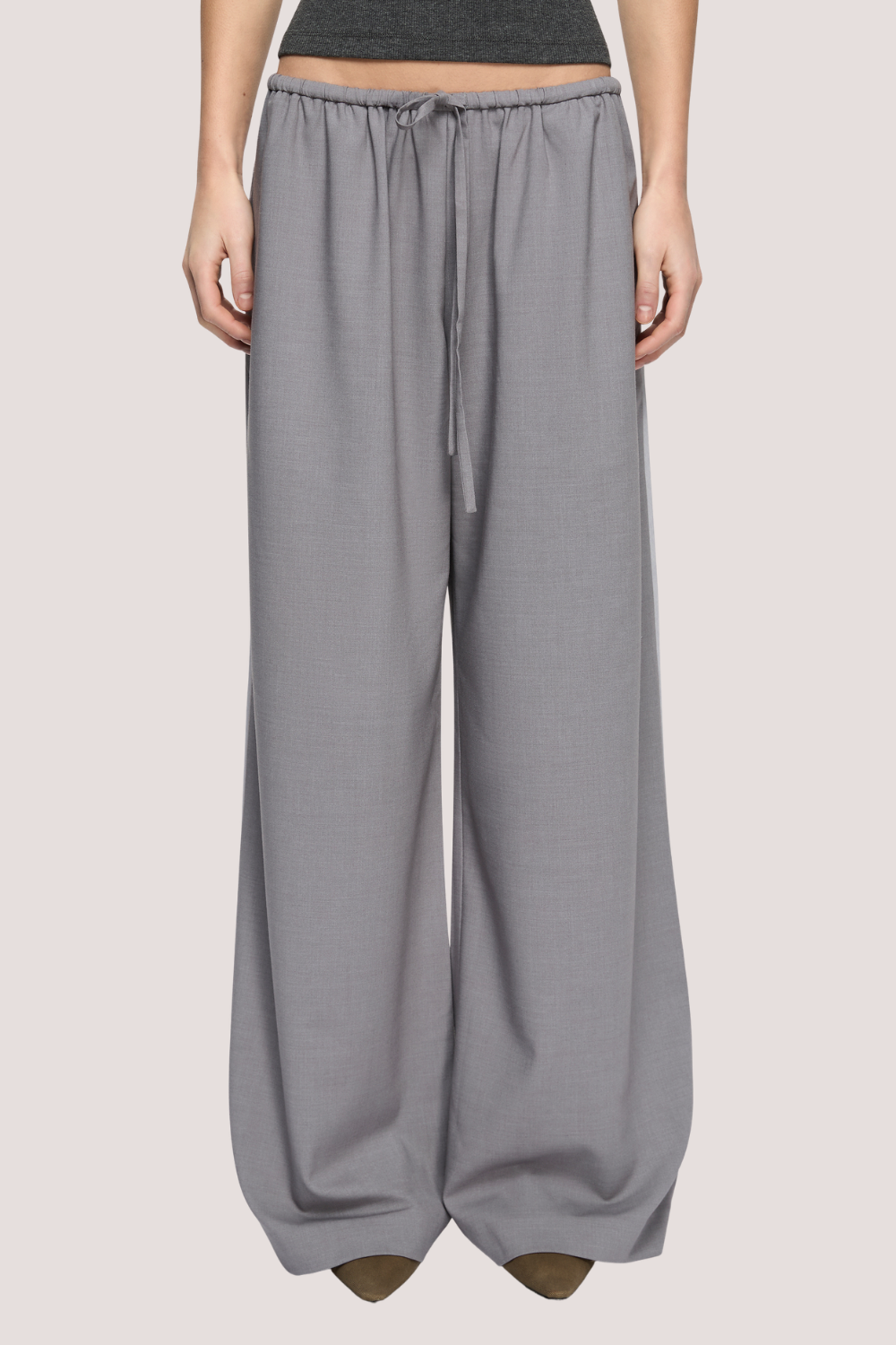 Zylan Drawstring Pant | Granite/Pale Grey