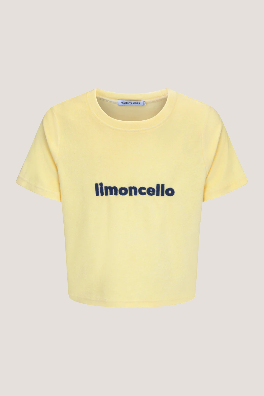 Limoncello Terry Tee | Lemon Cream