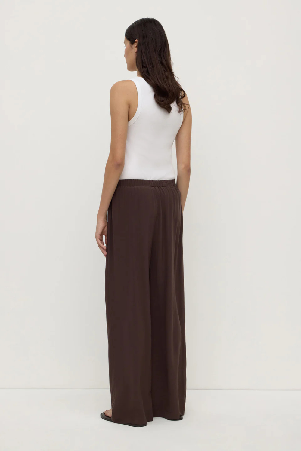 Betty Silk Pant | Ganache