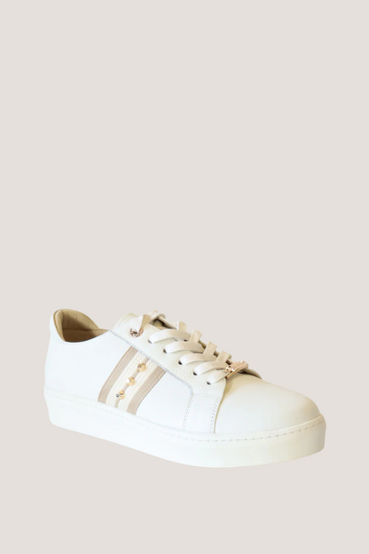 Caine Trainer | Stone Pebble-Cream