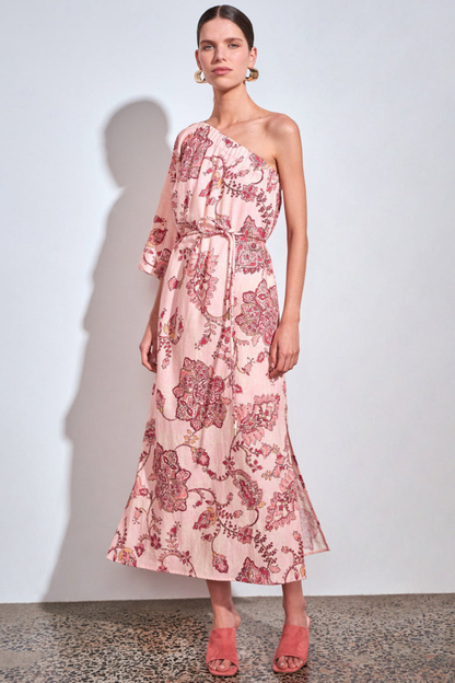 Silhouette Dress | Peony Paisley