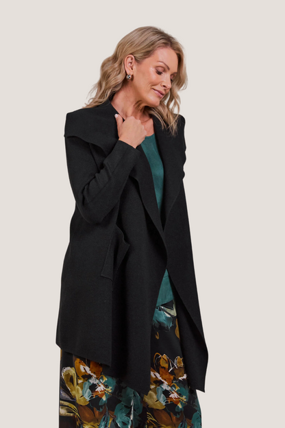 Palmer Relaxed Cardigan | Black