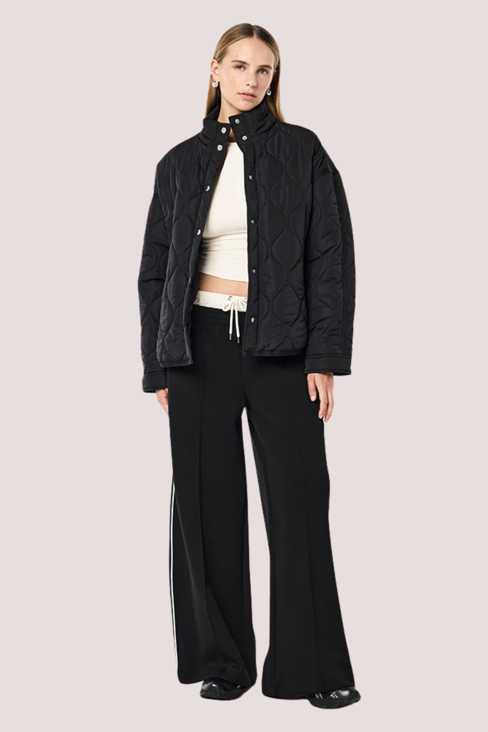 Surge Quilt Jacket | Black