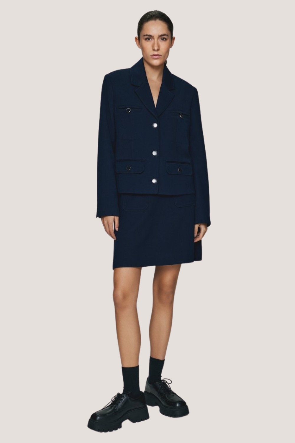MSCH Elina HW Skirt | Sky Captain