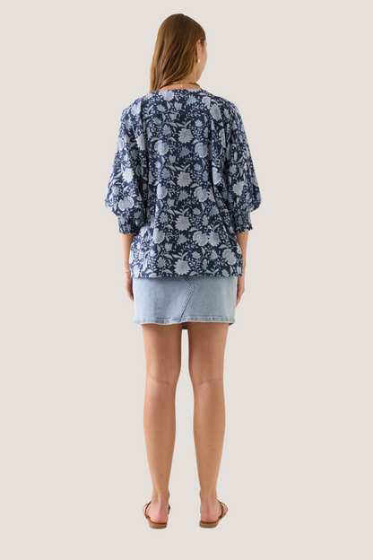 Wilma Top | Navy