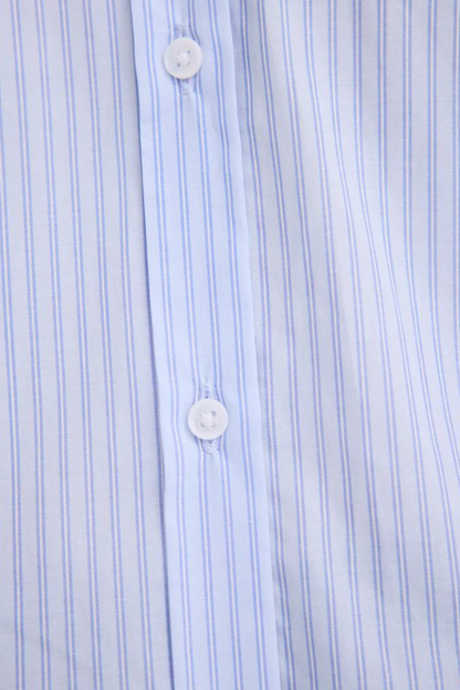 Robyn Shirt | Blue Twin Stripe