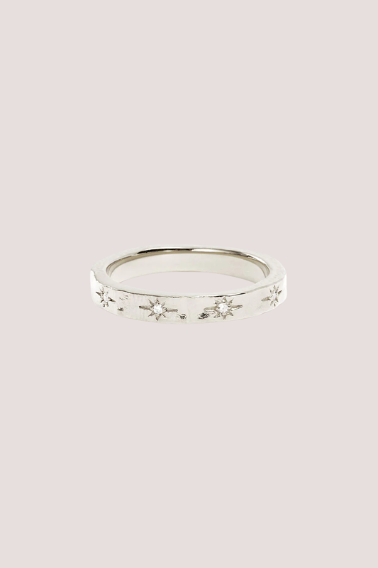 Sterling Silver Stardust Ring