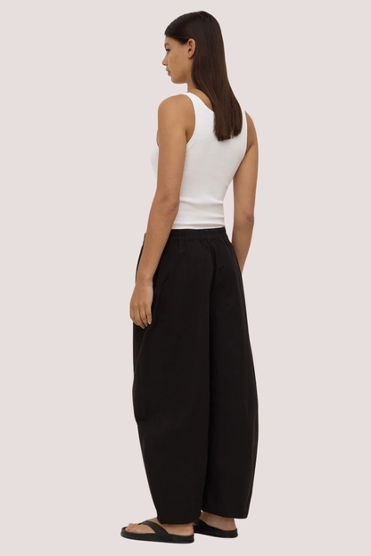 Lola Barrel Pant | Black