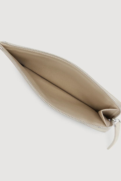 Neve Suede Pouch | Taupe