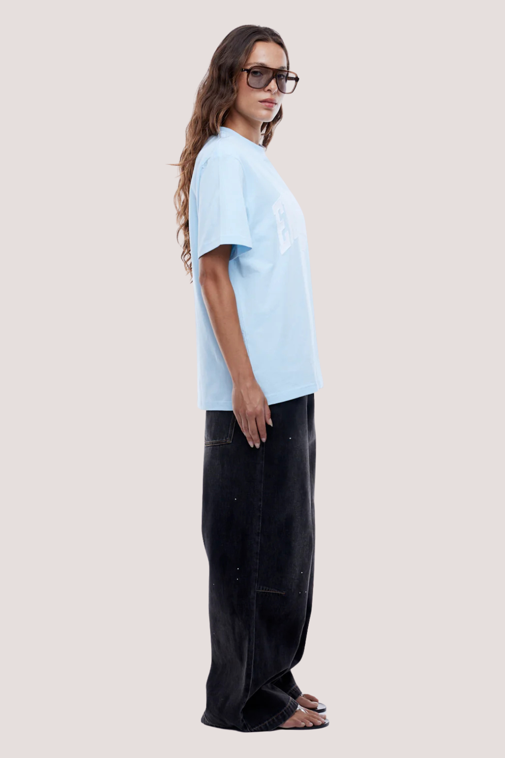 Collegiate Tee | Light Blue