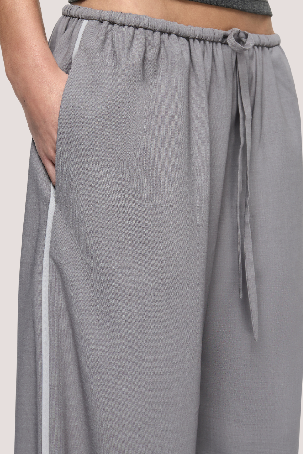 Zylan Drawstring Pant | Granite/Pale Grey