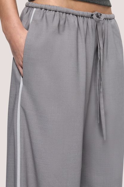 Zylan Drawstring Pant | Granite/Pale Grey