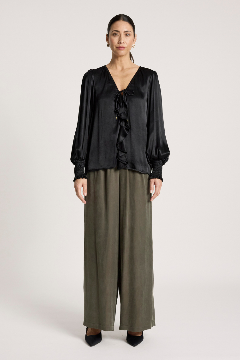 San Frill Top | Black
