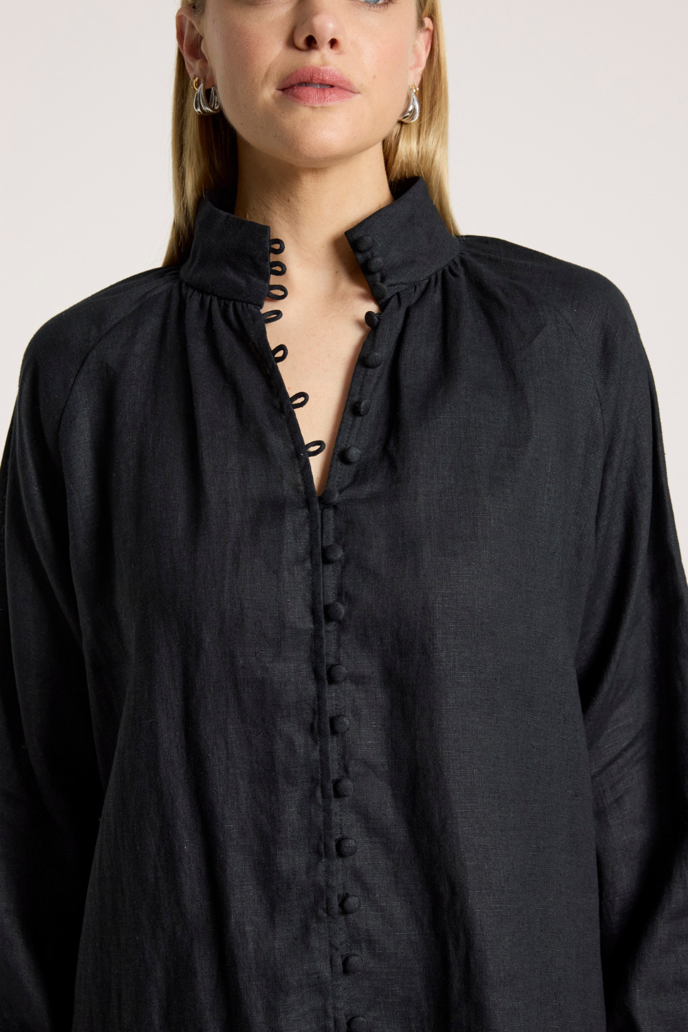 Bajau Button Shirt | Black