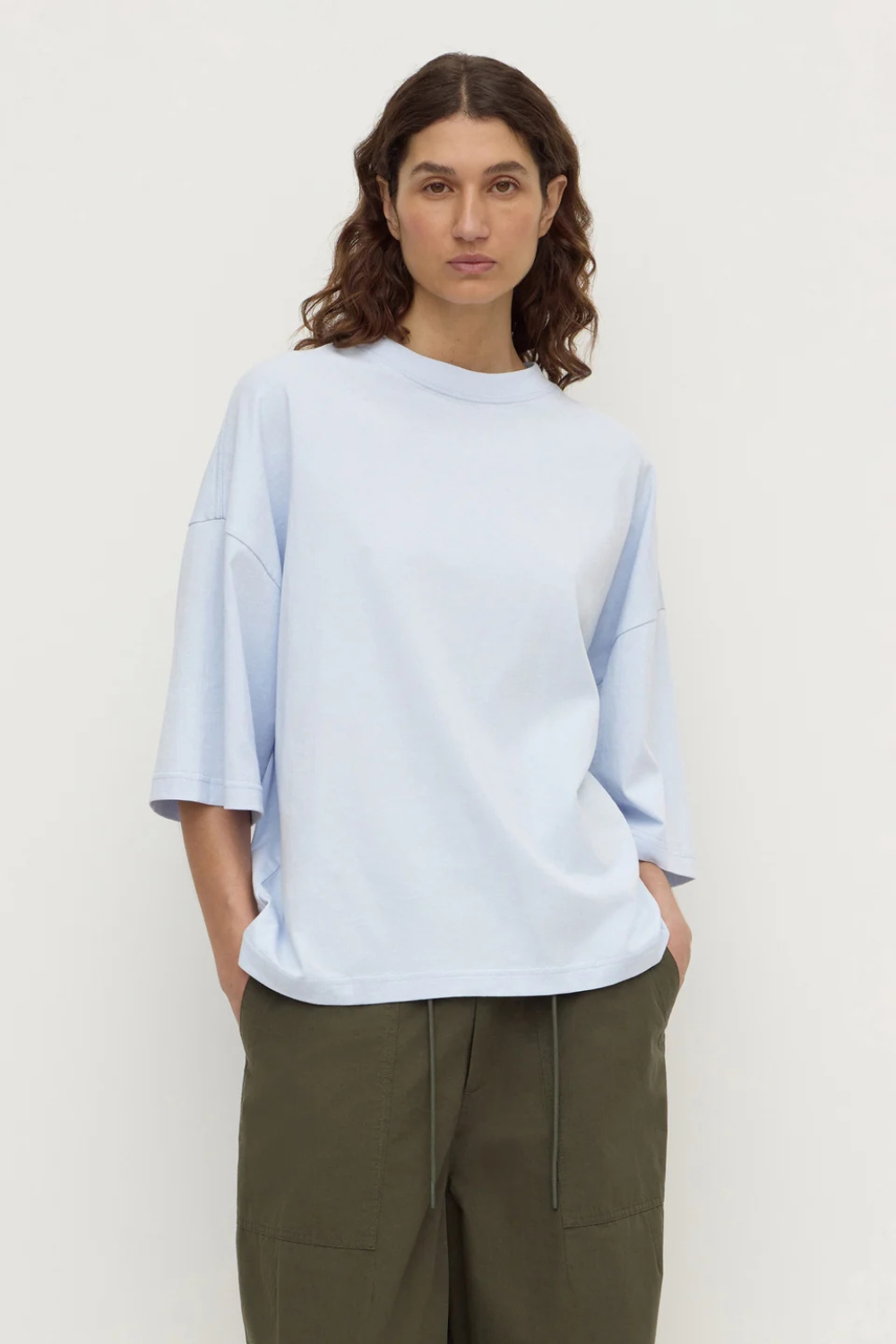 Max Oversized Tee | Powder Blue