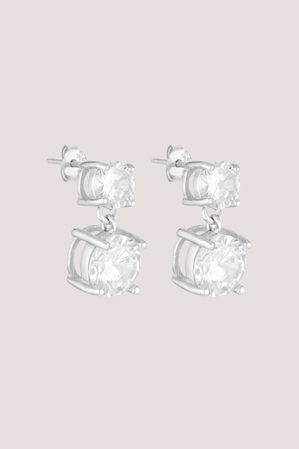 Heirloom Drop Studs | Silver