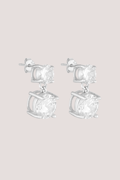 Heirloom Drop Studs | Silver