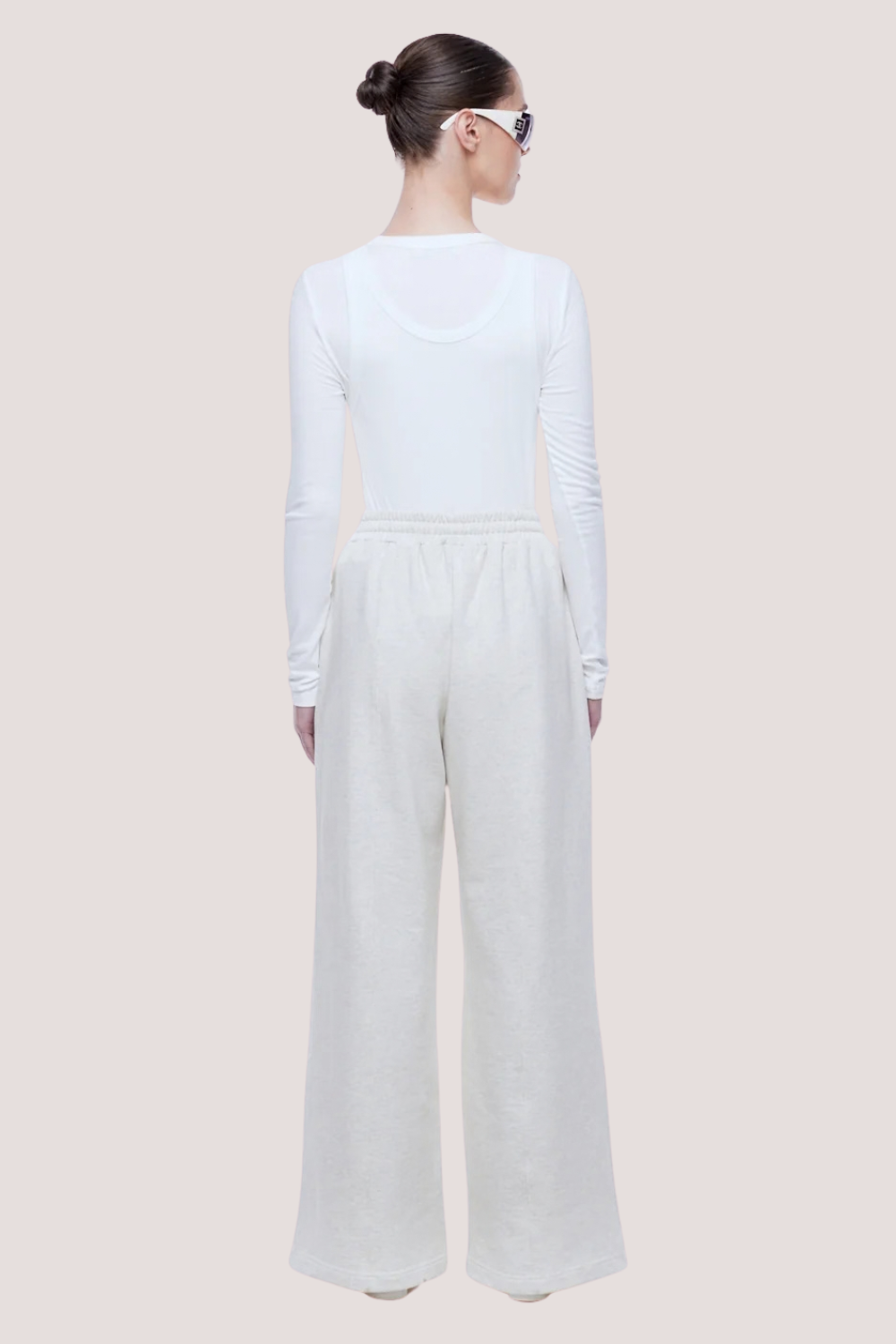 Paris Terry Track Pant | Oat Marle
