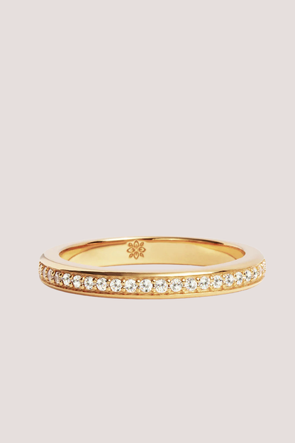 18k Gold Vermeil With Love Ring